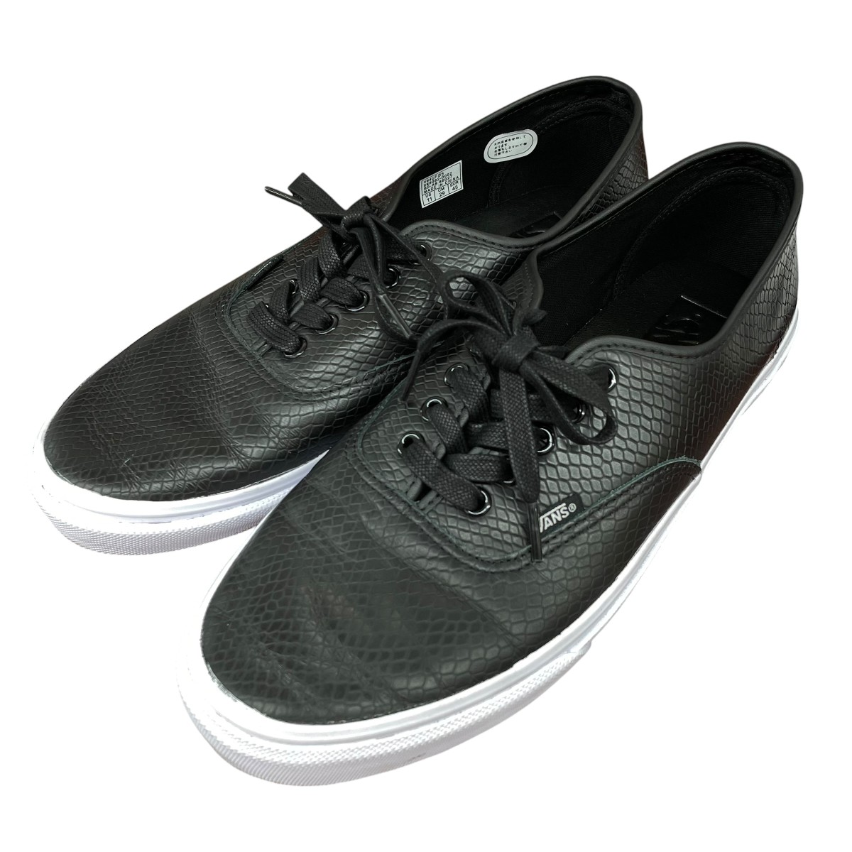 【中古】VANS Authentic Black White スニーカー V44CF BS 黒いこと×白いこと 大きさ：29 【070626】（バンズ）