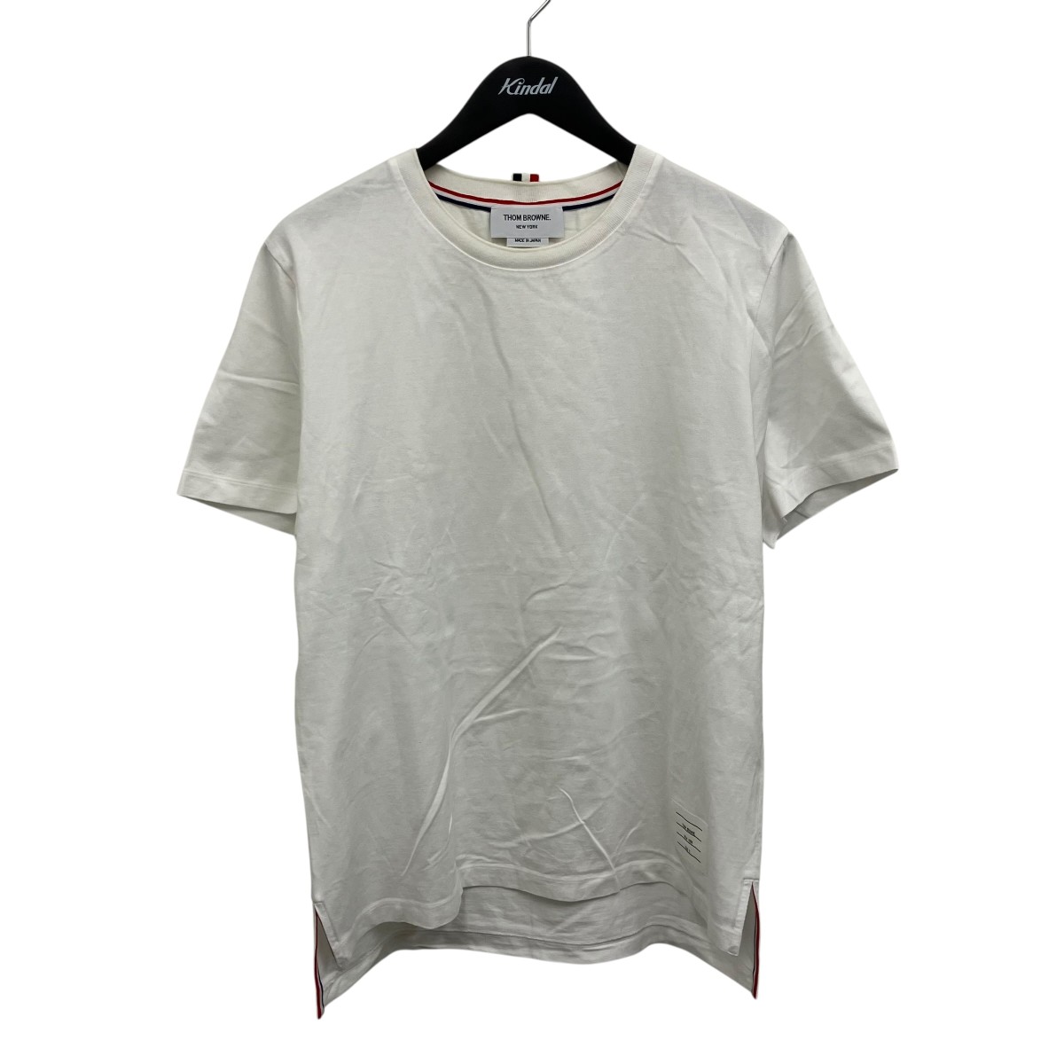 【中古】Thom Browne 労働者の一団のど首プルオーバー 白いこと 大きさ：2 【070626】（トム・赤銅色）