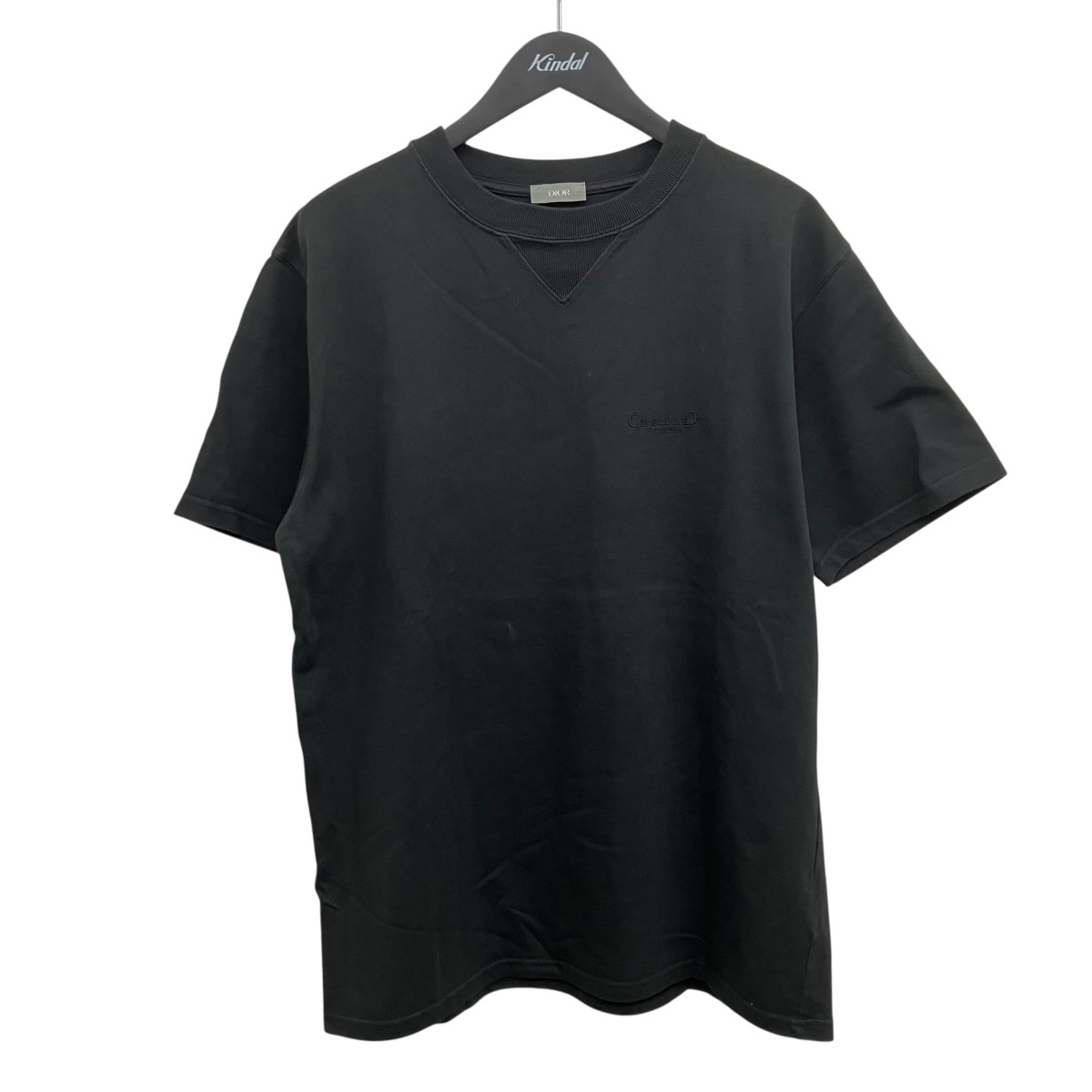 【中古】Christian Dior 刺しゅうティーシャツ 黒いこと 大きさ：M 【070626】（ディオール）