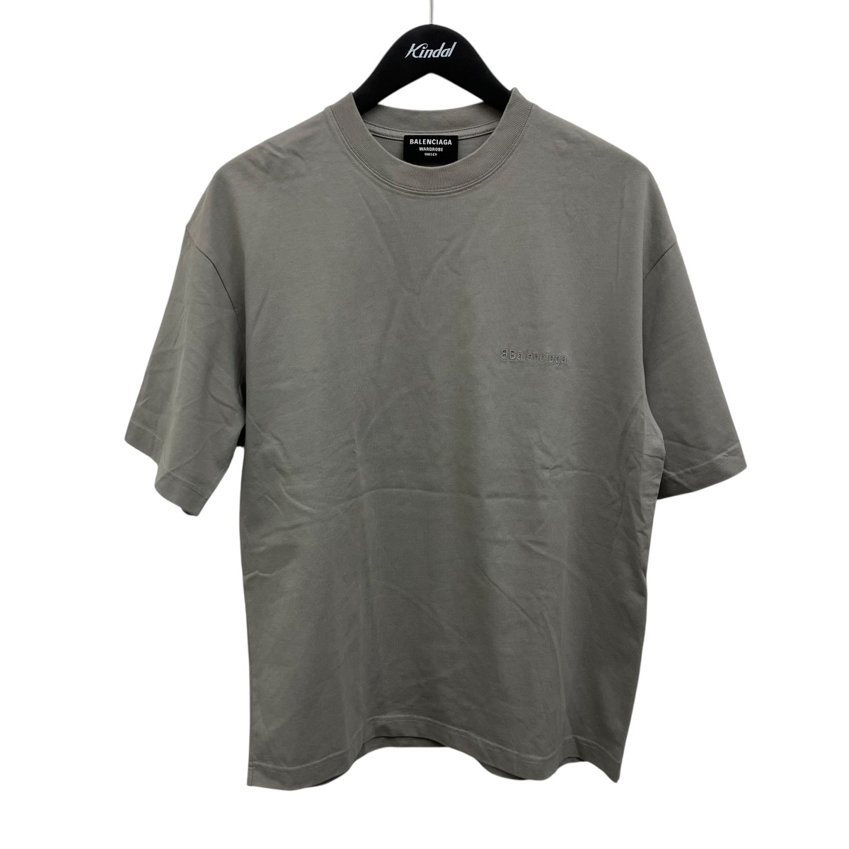 【中古】BALENCIAGA 労働者の一団のど首プルオーバー 薄墨色 大きさ：S 【070626】（バレンシアガ）