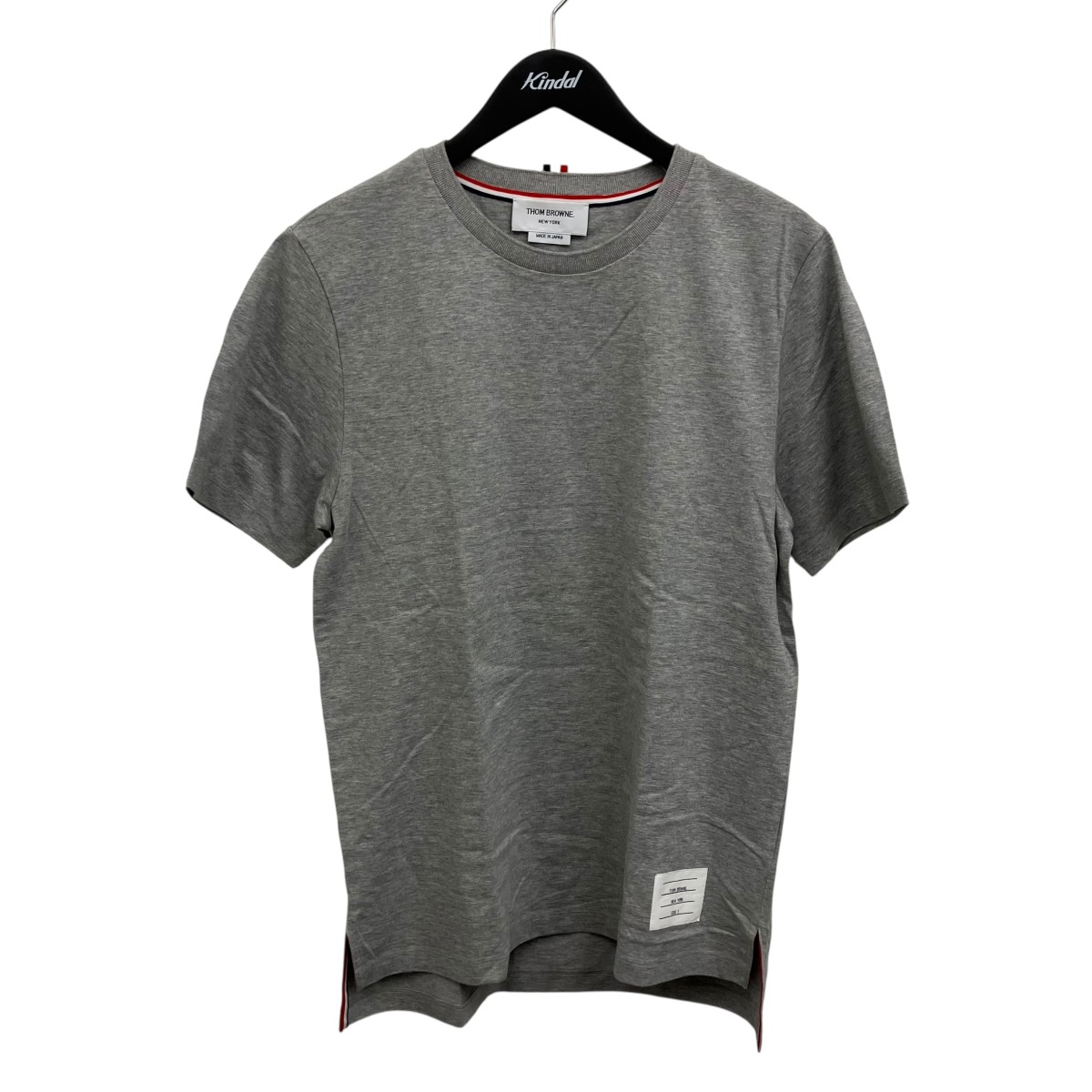 【中古】Thom Browne 半袖カットソー 薄墨色 大きさ：2 【070626】（トム・赤銅色）
