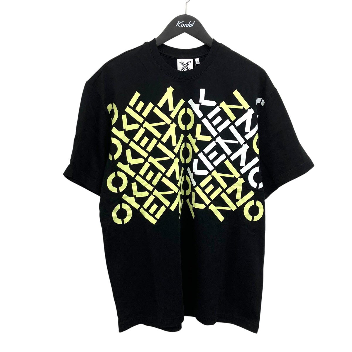 【中古】KENZO 刷り上げるティーシャツ FC55TS2084SK 黒いこと 大きさ：XL 【070626】（ケンゾー）