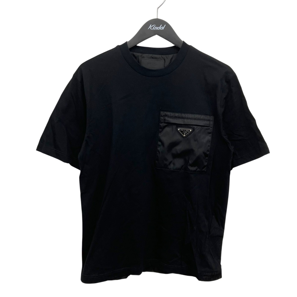 【中古】PRADA Re-Nylon xプルオーバー カットソー 黒いこと 大きさ：S 【070626】（プラダ）