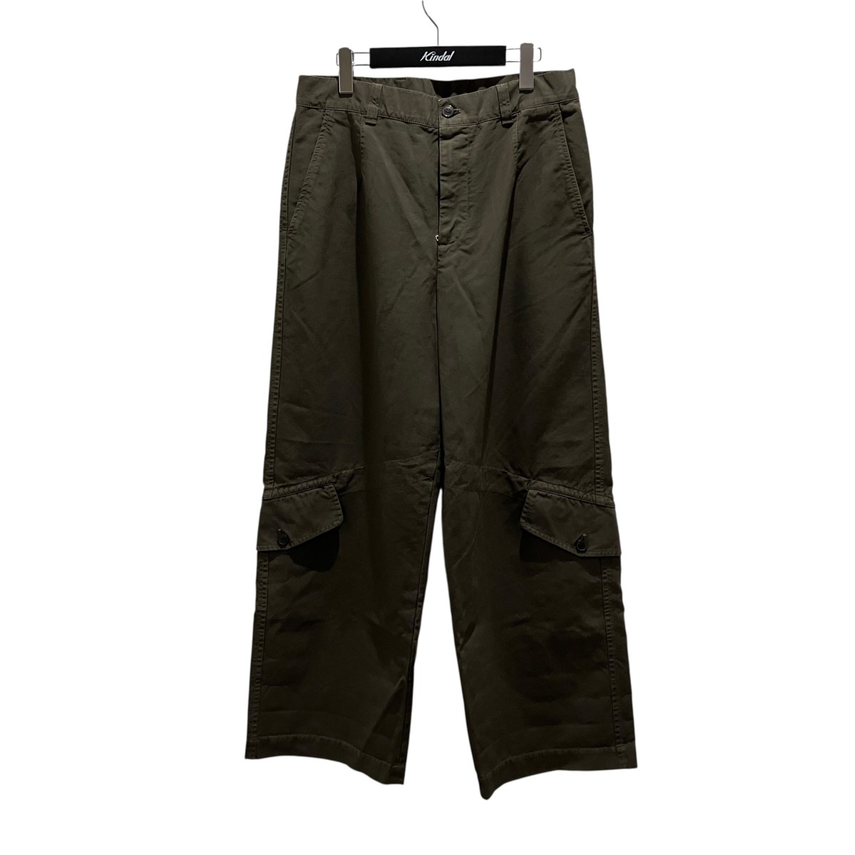 【中古】DRIES VAN NOTEN カーゴバギーパンツ カーキ 大きさ：50 【070626】（ドリスヴァンノッテン）