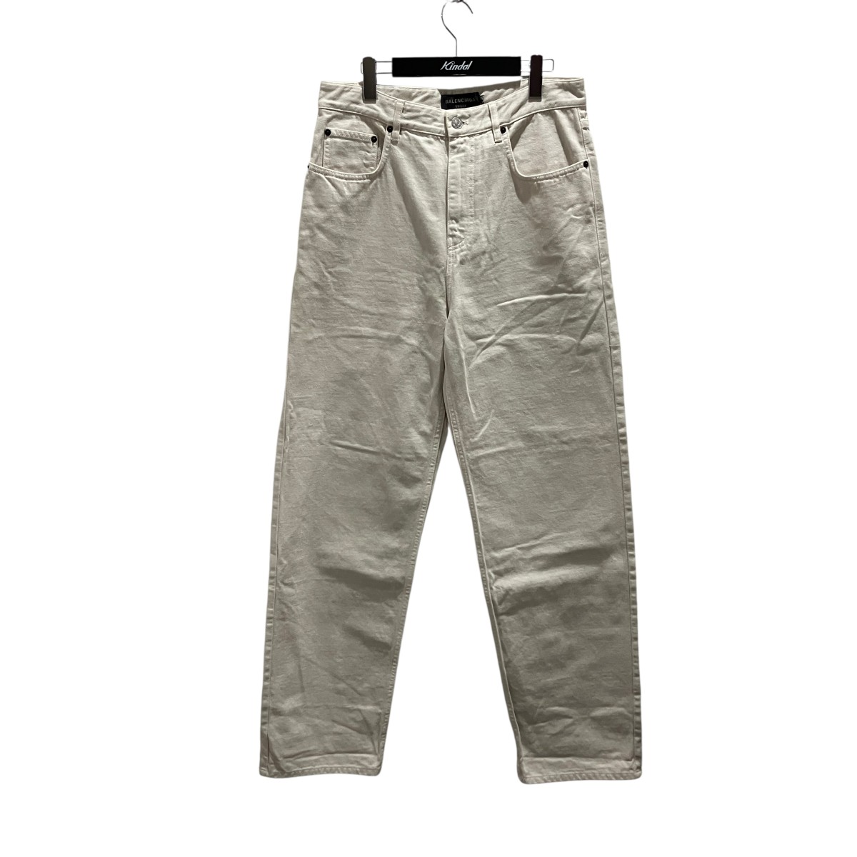 【中古】BALENCIAGA ジーンズズボン下 736540 白いこと 大きさ：XS 【070626】（バレンシアガ）