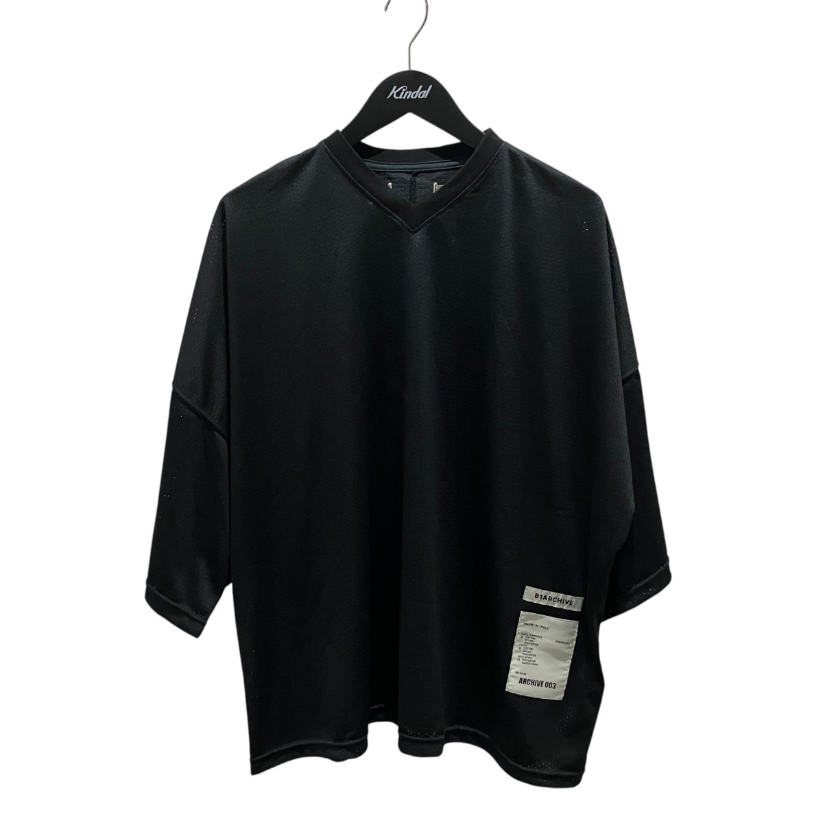 【中古】B1ARCHIVE S／S FOOTBALL JERSEY メッシュカットソー B1A8041-001 黒いこと 大きさ：L 【070626】（ベン・タヴァニティ）