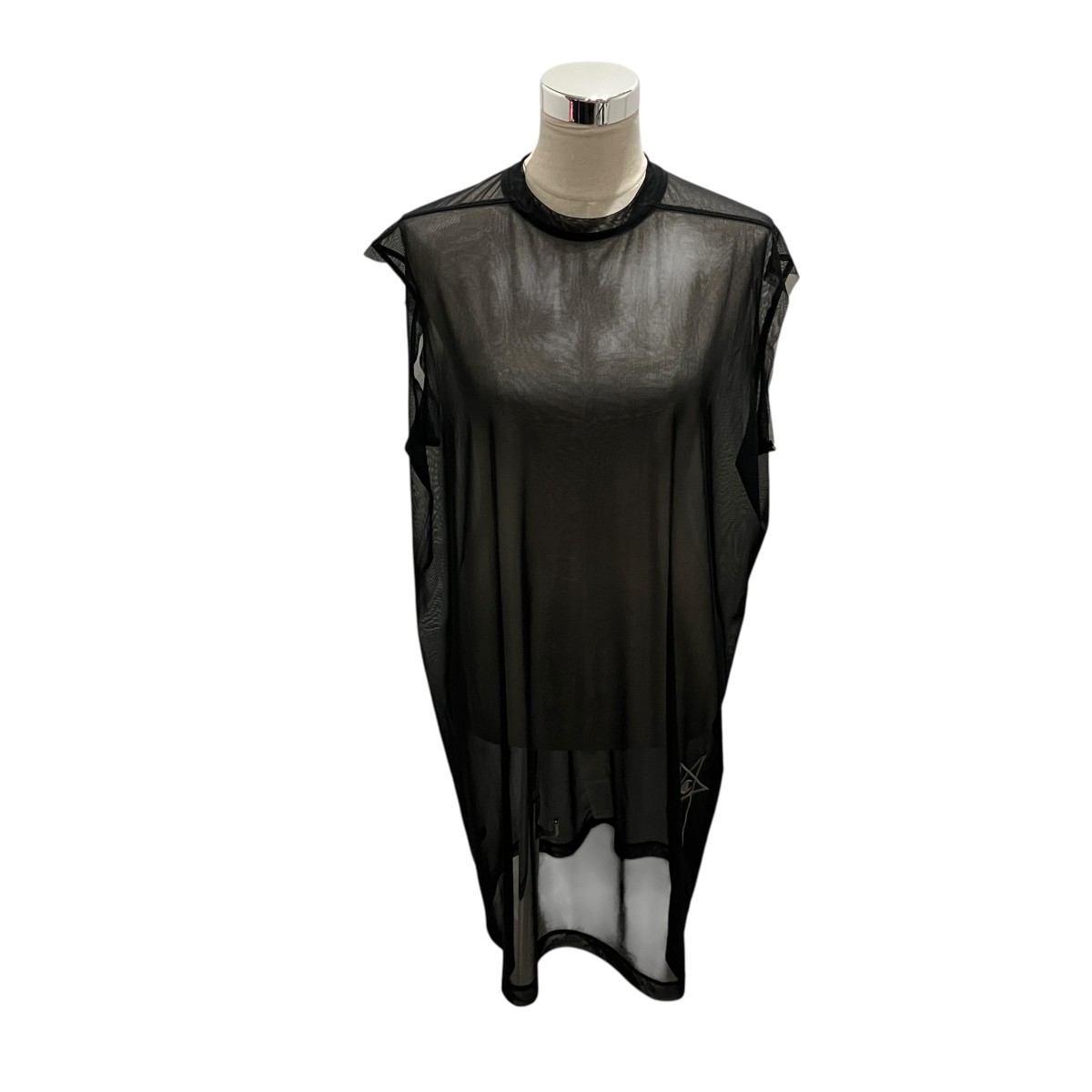 【中古】RICK OWENS×Champion シアーロングカットソー CW01D9232-CHMNET 黒いこと 大きさ：S 【070626】（リックオウエンス×はやりっ子）