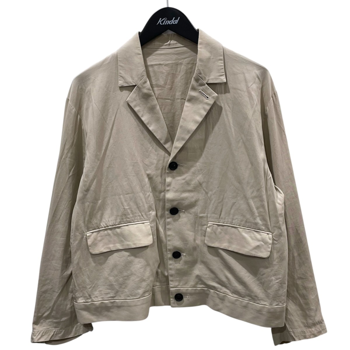 【中古】URU 19SS コットンショートジャケット COTTON SHORT JACKET 19SUJ04 ベージュ 大きさ：1 【070626】（ウル）