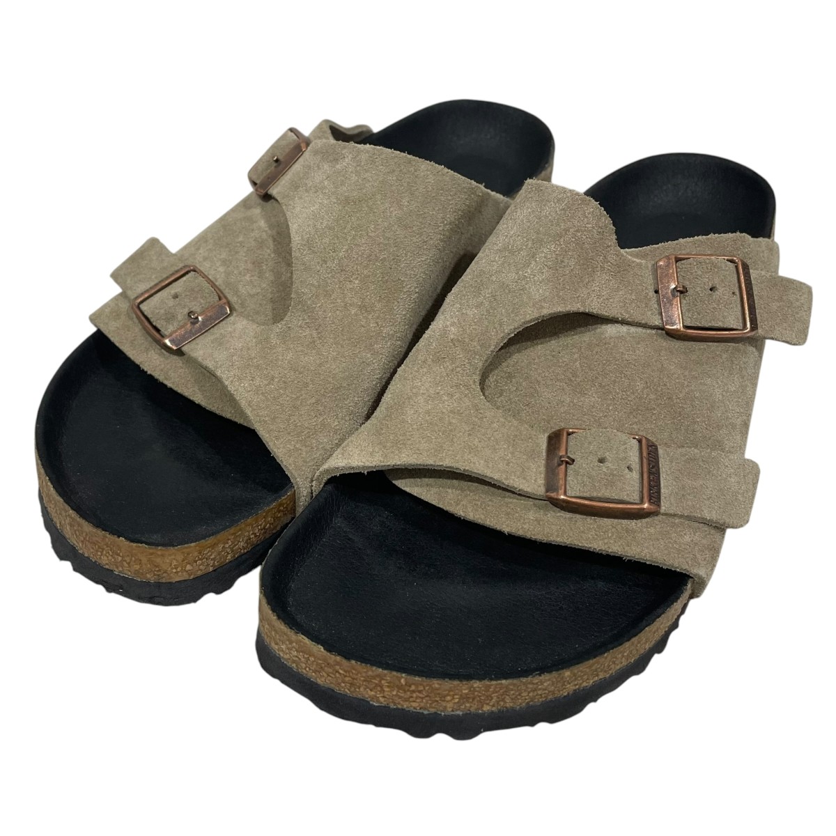【中古】BIRKENSTOCK×EDIFICE サンダル Zurich チューリッヒ ベージュ 大いさ：28糎 【070626】（ビルケンシュトック×エディフィス）