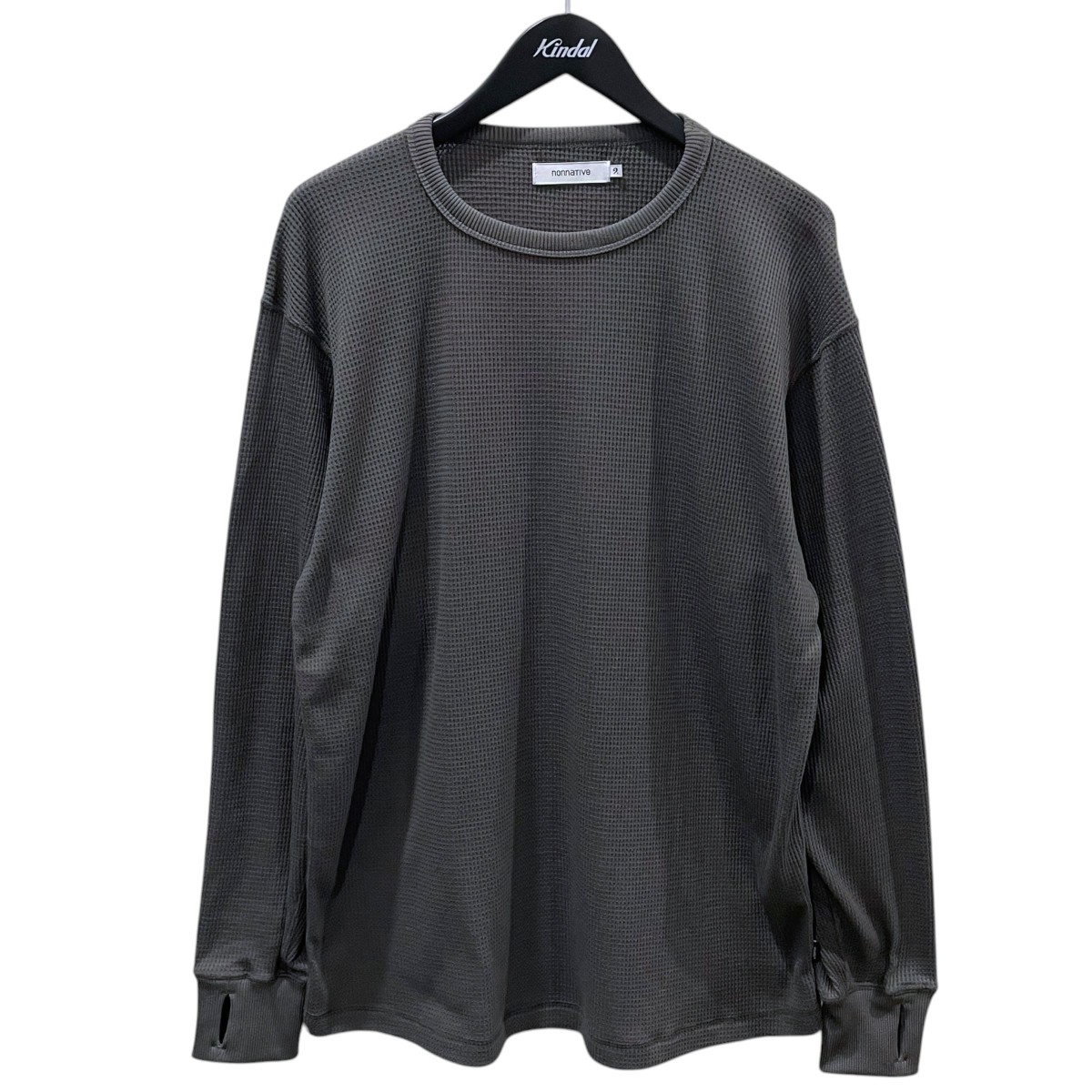 【中古】nonnative25AW サーマルカットソー DWELLER L/S TEE POLARTEC THERMAL PRO ドウェラー ロングスリーブ ティー ポーラテック サーマル プロ NN-C4719 グレー サイズ:2【価格見直し】|ブランド古着のカインドオル