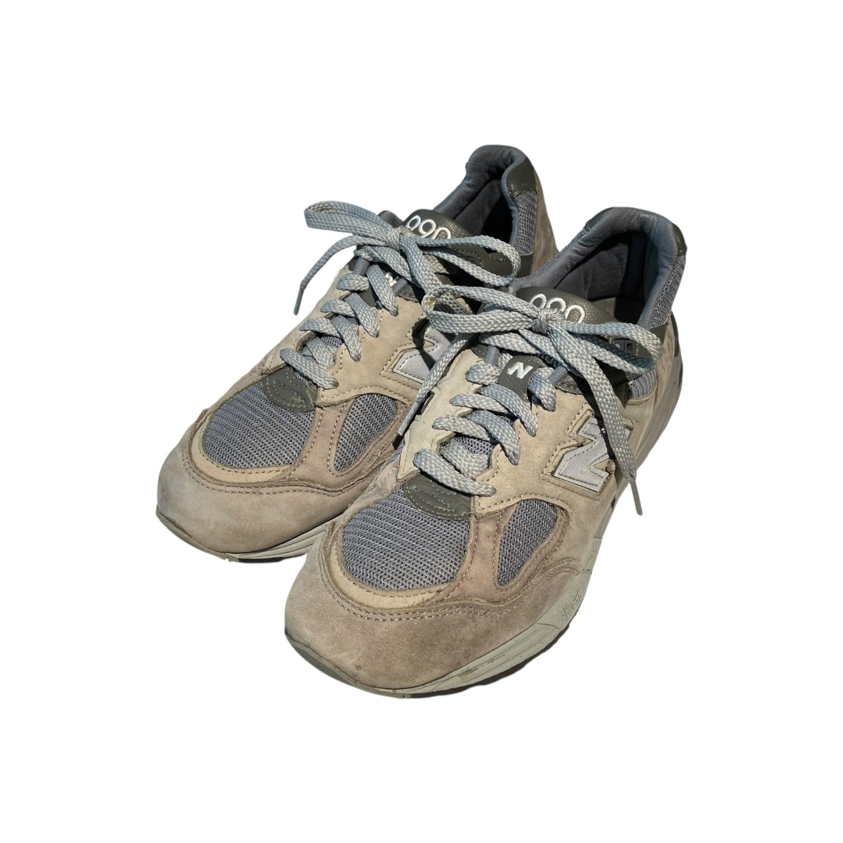 【中古】NEW BALANCE×WTAPS 990V2 スニーカー M990WT2 点火装置薄墨色 大きさ：28 【070626】（ニュー平衡にする×ダブルタップス）