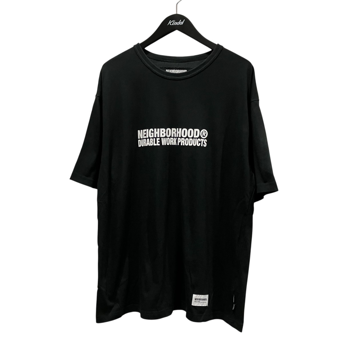 【中古】NEIGHBORHOOD 25SS SHELTECH CREWNECK 半袖プルオーバー 251BWNH-CSM02 黒いこと 大きさ：L 【070626】（ネイバーフッド）