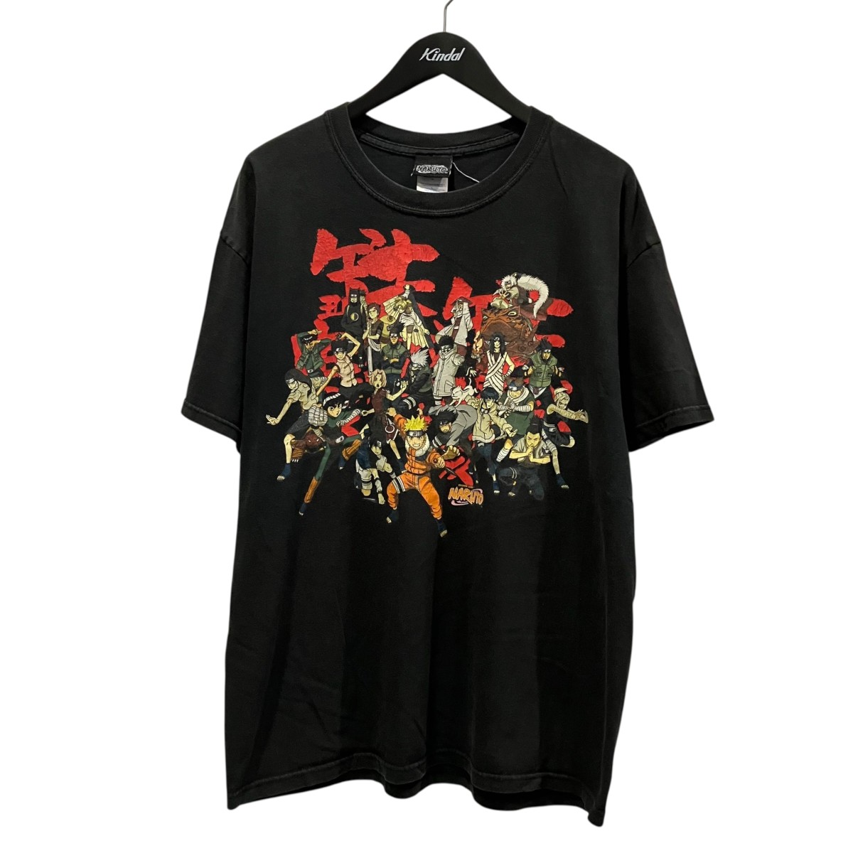 【中古】VINTAGE NARUTO ヴィンテージプルオーバー 黒いこと 大きさ：L 【070626】（ヴィンテージ）