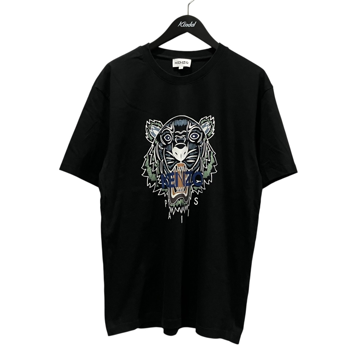 【中古】KENZO 虎刷り上げるプルオーバー FC55TS0204YL 黒いこと 大きさ：XL 【070626】（ケンゾー）