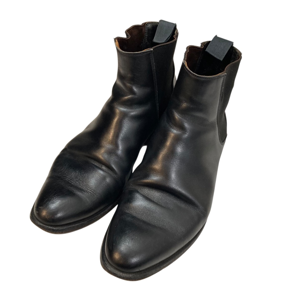 【中古】Crockett ＆ Jonesサイドゴアブーツ ブラック サイズ：6E【価格見直し】｜ブランド古着のカインドオル