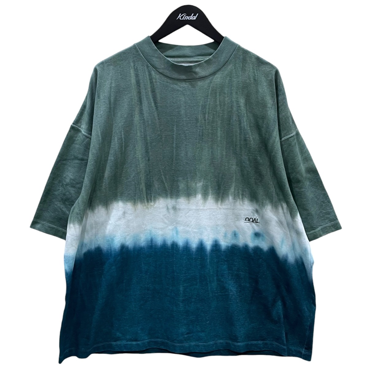 【中古】nanamica 23SS タイダイティーシャツ OOAL Hand Dyed H／S Tee ワンオーオーエーエル ハンドダイ 二分の一衣袂 ティーシャツ SUHS300 緑であること・米国海軍 大きさ：L 【070626】（ナナミカ）