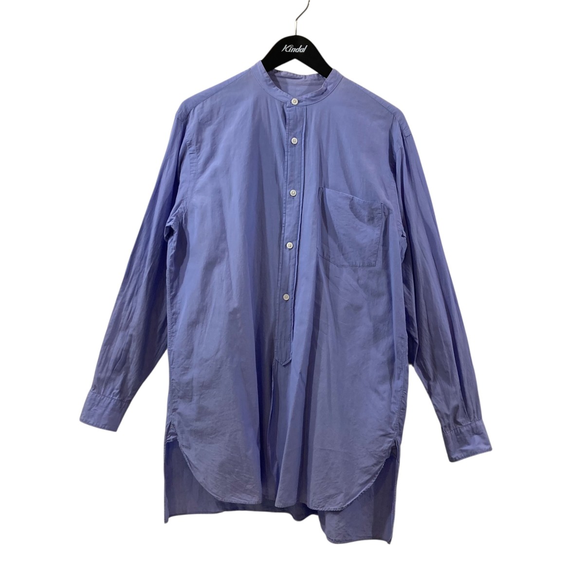 【中古】COMOLI バンドカラーシャツ 15S-02002 天の原青碧 大いさ：2 【070626】（コモリ）