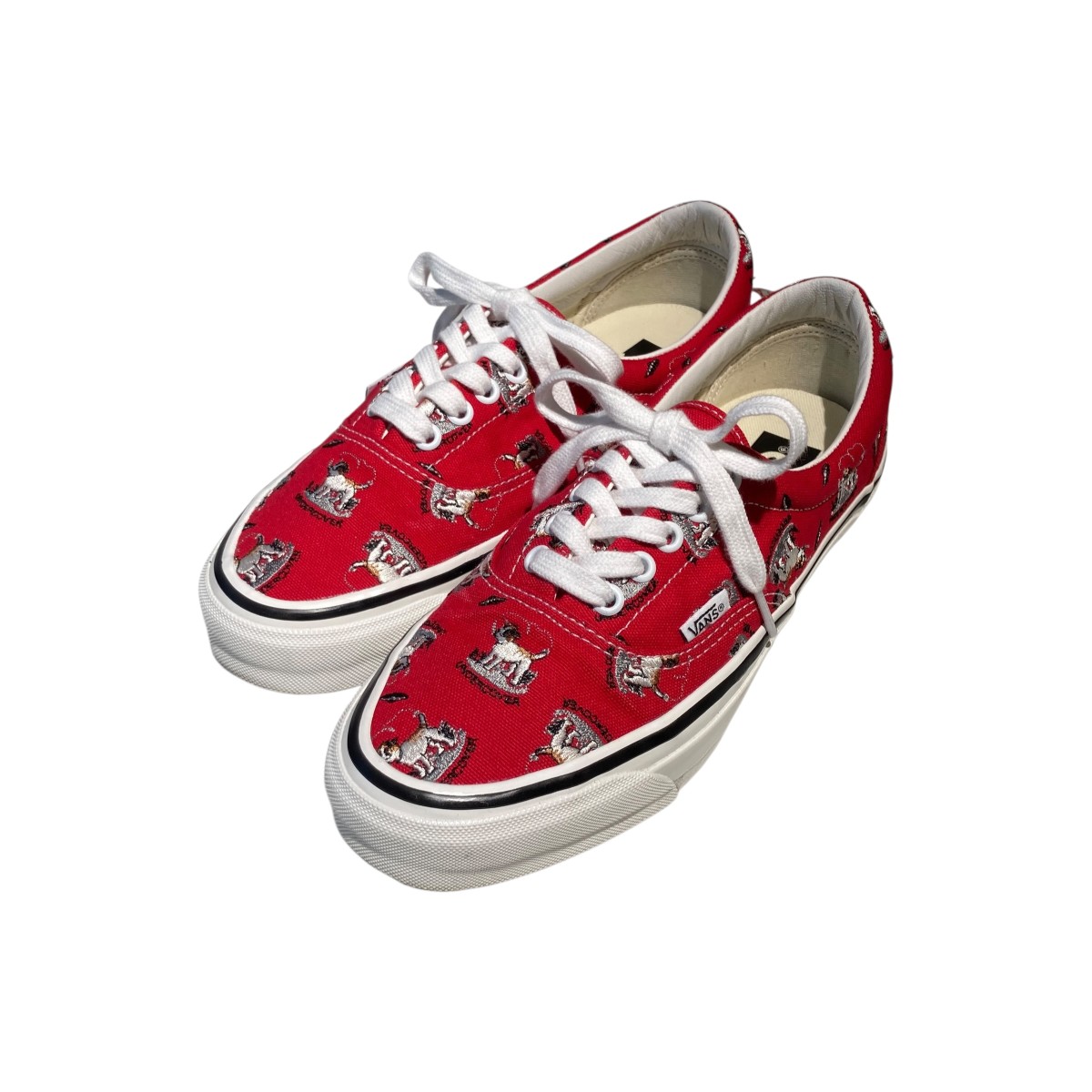 【中古】VANS×UNDERCOVER OTW by Vans Era 95 Dog スニーカー VN000EE8CJG 赤いこと 大きさ：26 【070626】（バンズ×アンダー押しかぶせる）