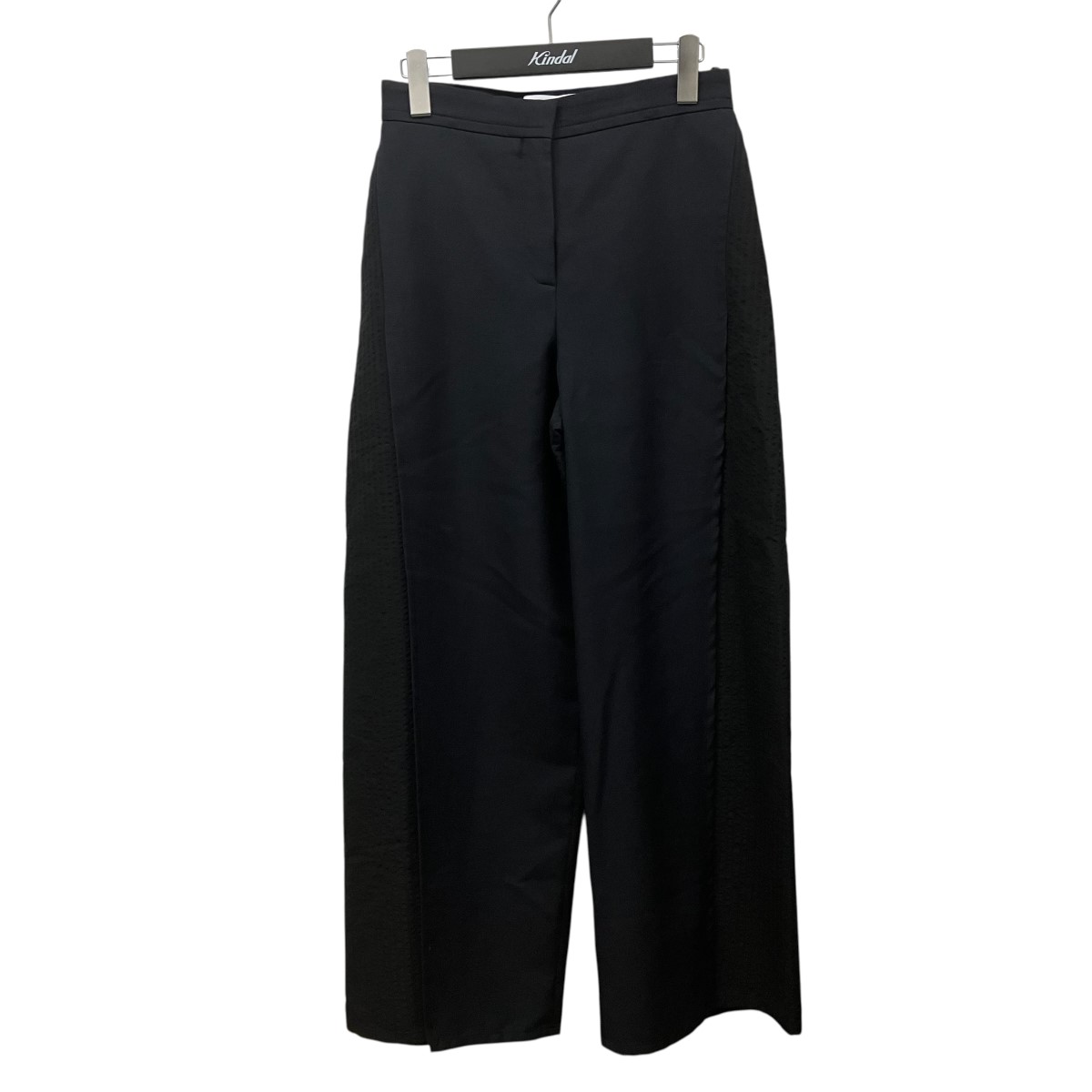 【中古】LOEWE 細長い切口うつり変わりズボン下 S540Y04X31 黒いこと 大きさ：34 【070626】（ロエベ）