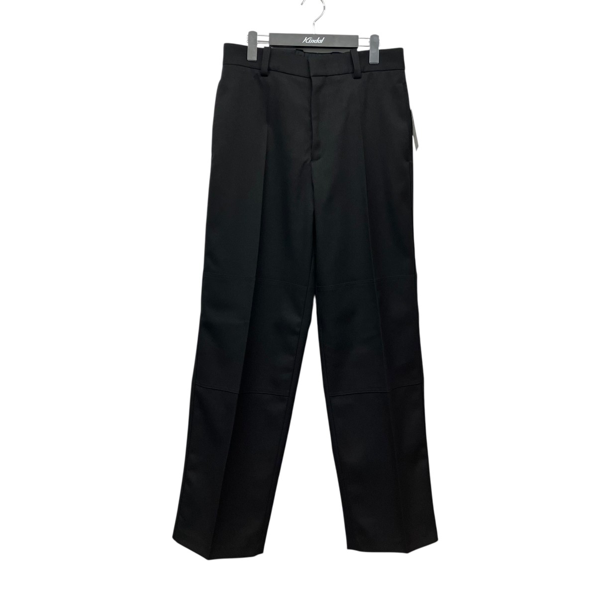 【中古】JIL SANDER 23AW ダブルニーワイドスラックス J22KA0172 黒いこと 大きさ：46 【070626】（ジルサンダー）
