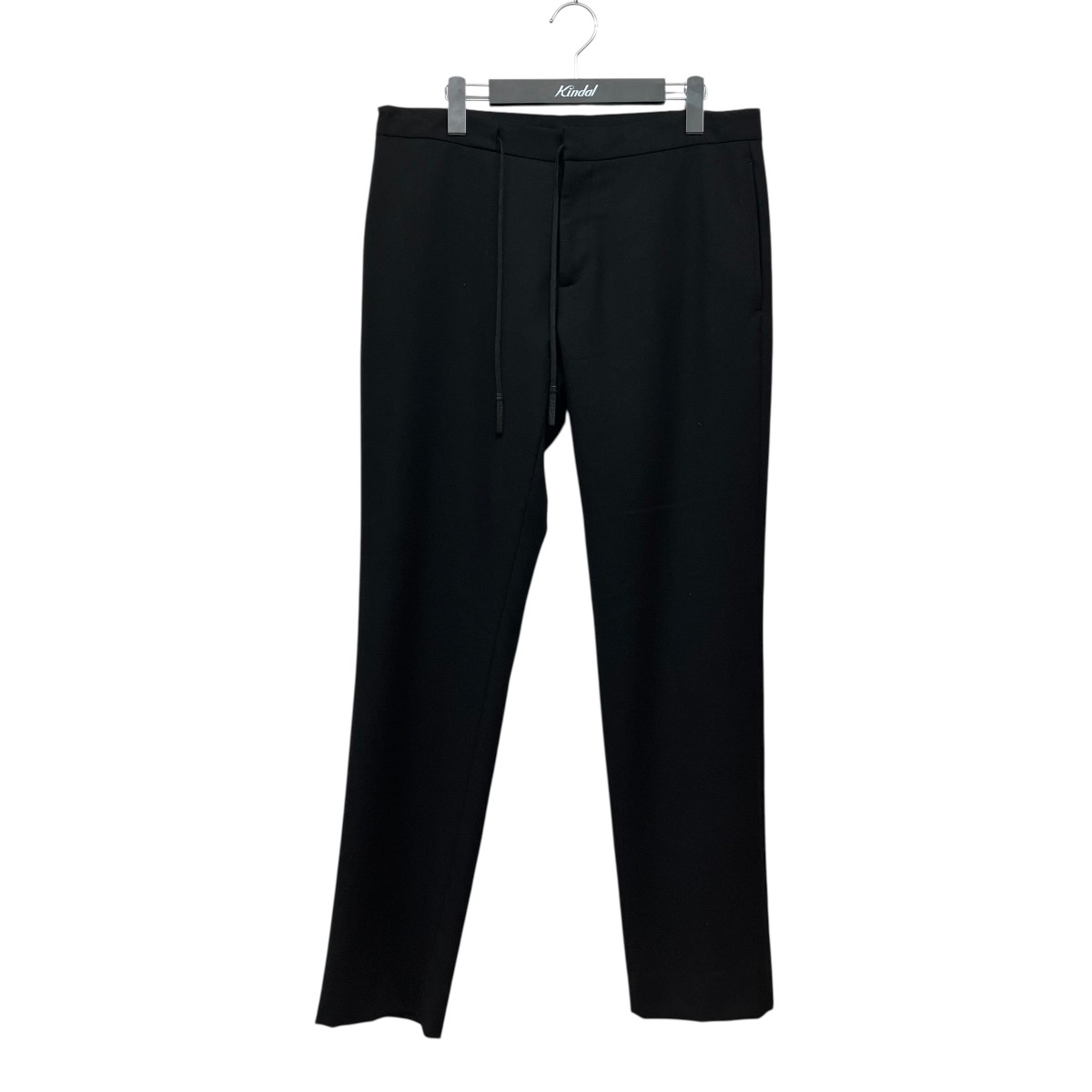 【中古】Maison Margiela 羊毛 ドローストリング スラックス S50KA0388 S47782 黒いこと 大きさ：48 【070626】（メゾンマルジェラ）