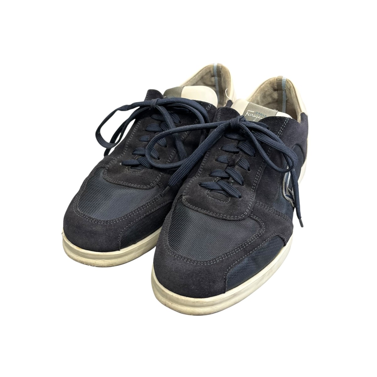 【中古】Ferragamo ローカットスニーカー 米国海軍 大きさ：7 【070626】（フェラガモ）