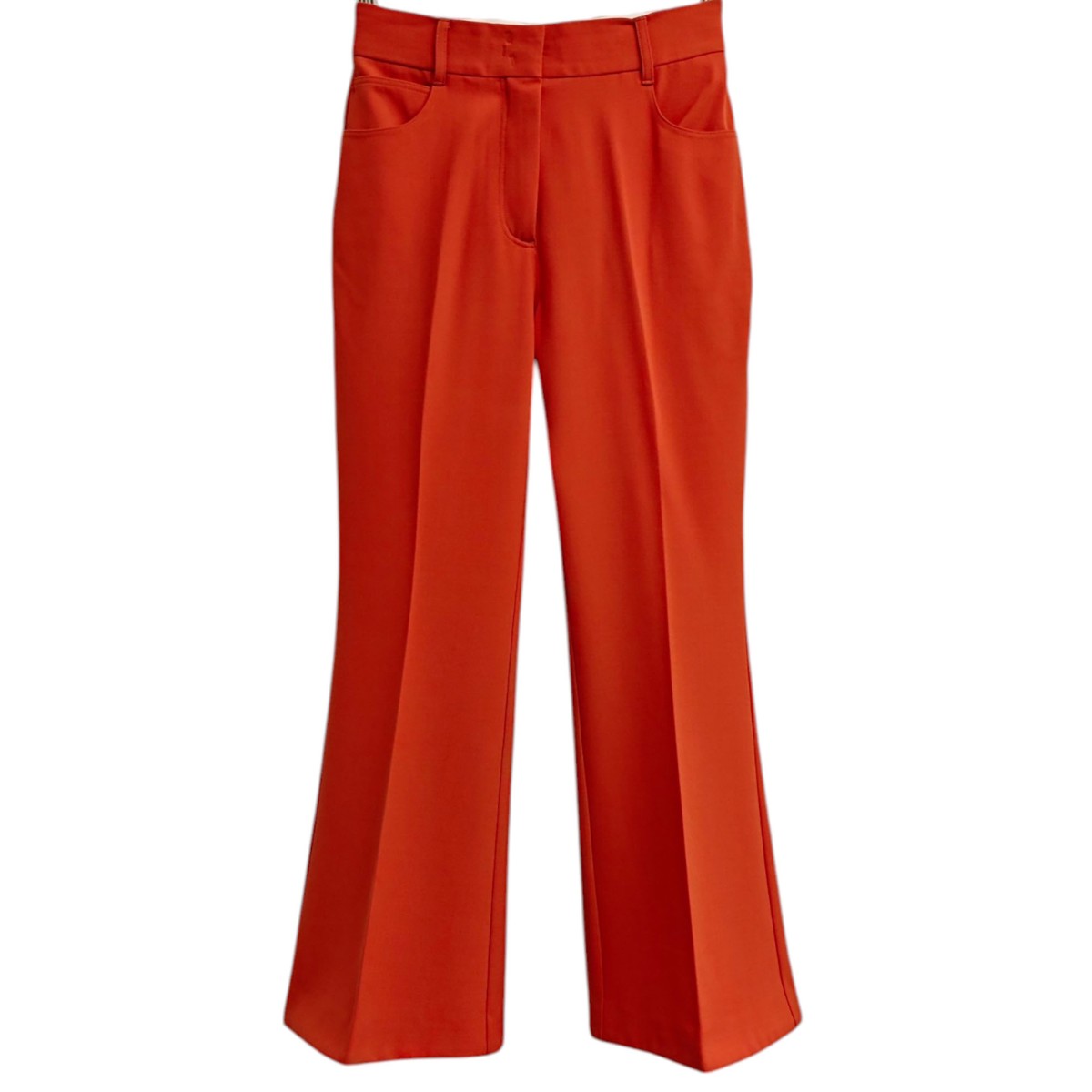 【中古】STELLA McCARTNEY パンタロンズボン下 太陽面爆発ズボン下 赤いこと 大いさ：36 【070626】（ステラマッカートニー）