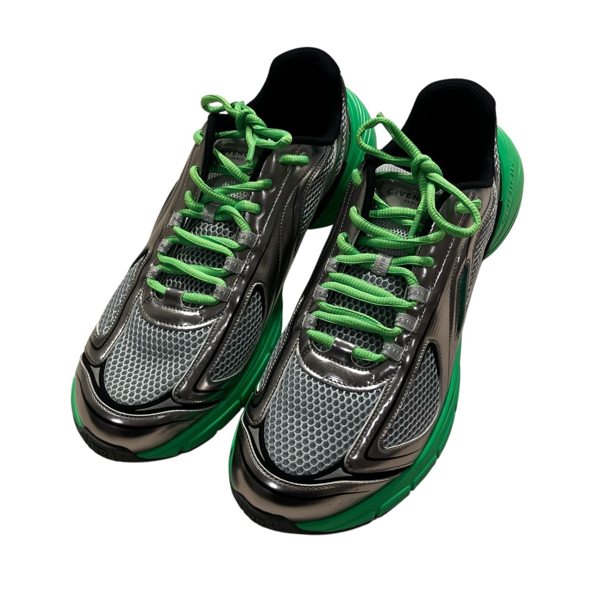【中古】GIVENCHY TK-MX 伝令 スニーカー BH008MH1FN 緑であること×薄墨色 大きさ：45 【070626】（ジバンシィ）
