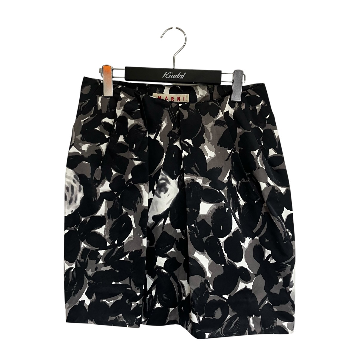【中古】MARNI 総柄スコート YSGOMAD16B00TCF83 薄墨色 大きさ：42 【070626】（マルニ）