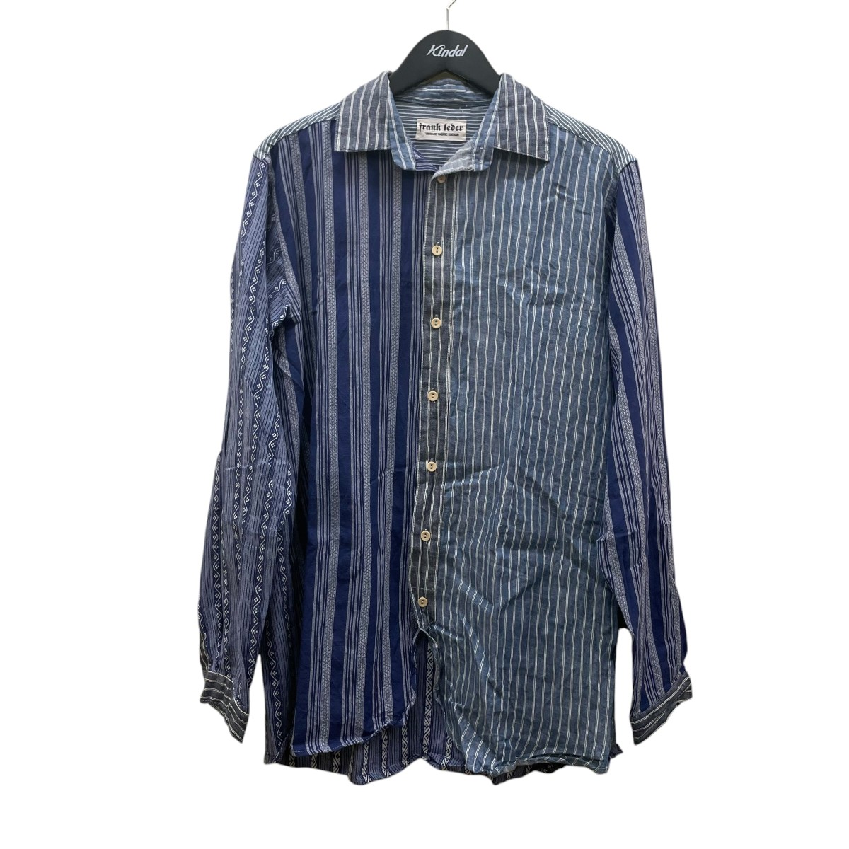 【中古】FRANK LEDER 長袖プルオーバー 0616080 青色 大きさ：S 【070626】（真っ直ぐ読み手）