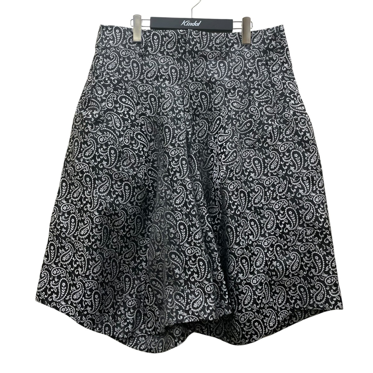 【中古】COMME des GARCONS HOMME PLUS AD2024 二分の一ズボン下 PO P016 黒いこと×白いこと 大きさ：XL 【070626】（コムデギャルソンオムプリュス）