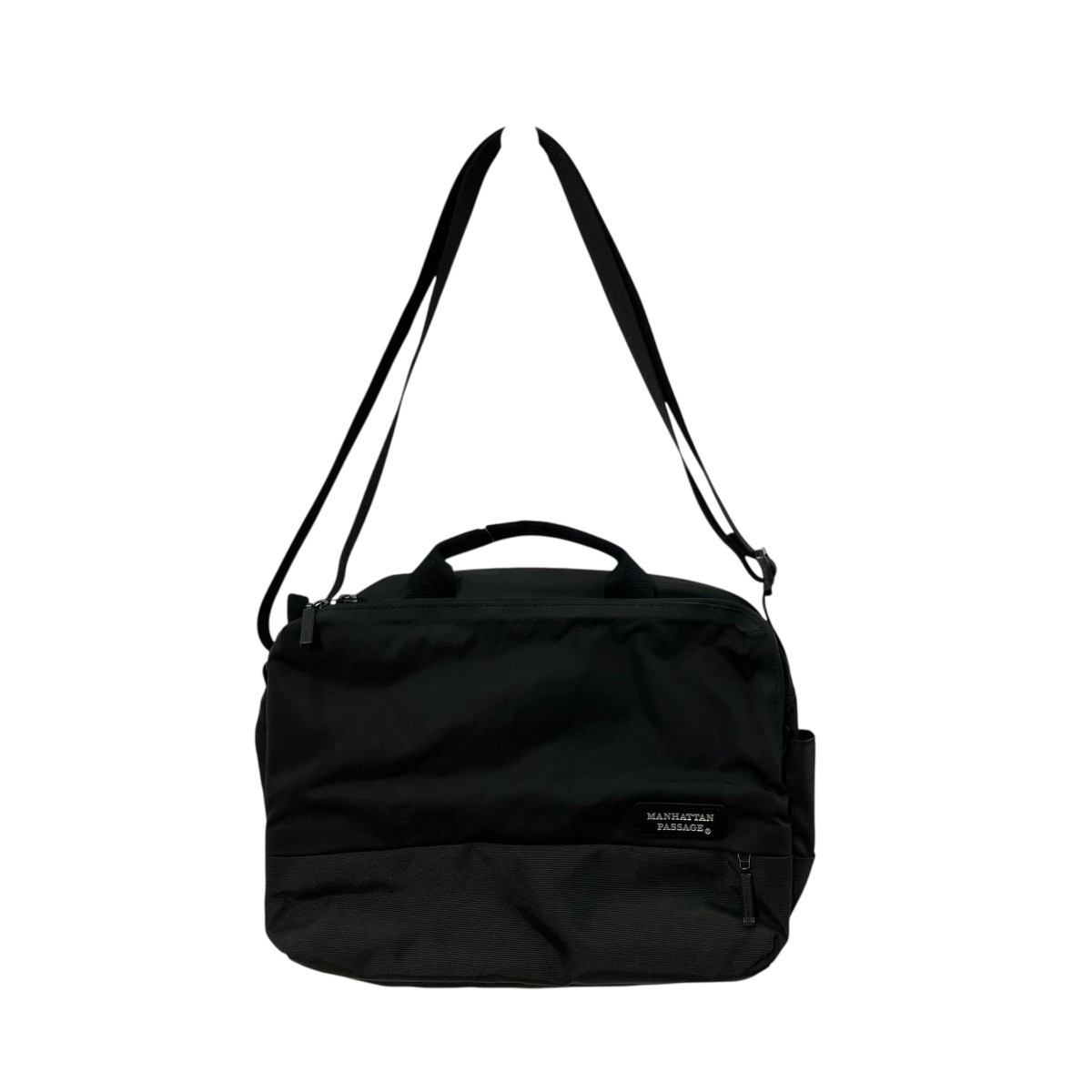 【中古】MANHATTAN PASSAGE EST B5 Shoulder Bag ショルダーバッグ 黒いこと 【070626】（マンハッタンパッセージ）
