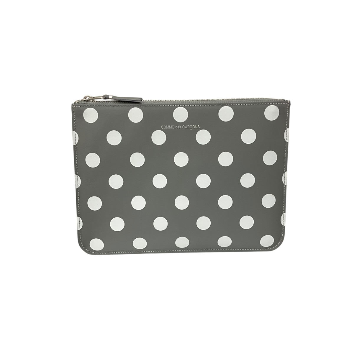 【中古】COMME des GARCONS 【POLKA DOTS PRINTED】 一点合切袋 薄墨色 【070626】（コムデギャルソン）