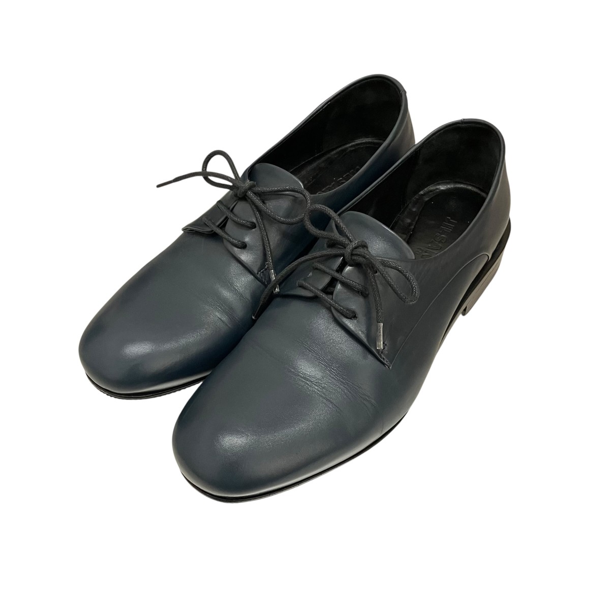 【中古】JIL SANDER レザーレースアップシューズ 米国海軍 大きさ：35 【070626】（ジルサンダー）