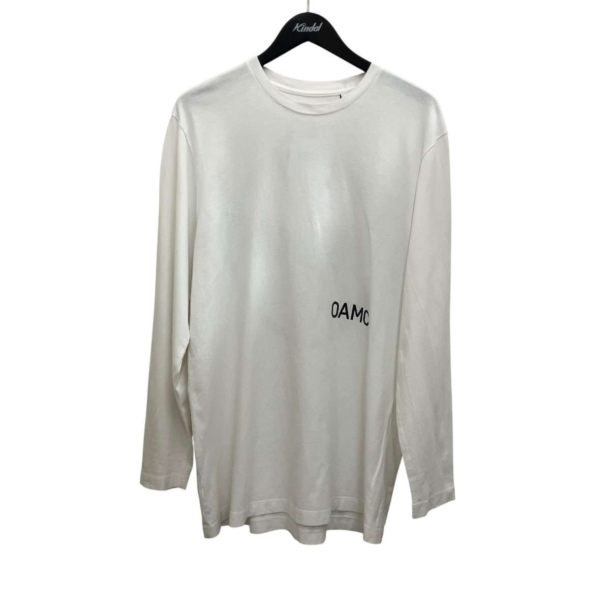 【中古】OAMC×FRAGMENT DESIGN プリントカットソー OAYP709886 白いこと 大きさ：M 【070626】（オーエーエムシー×フラグメントデザイン）