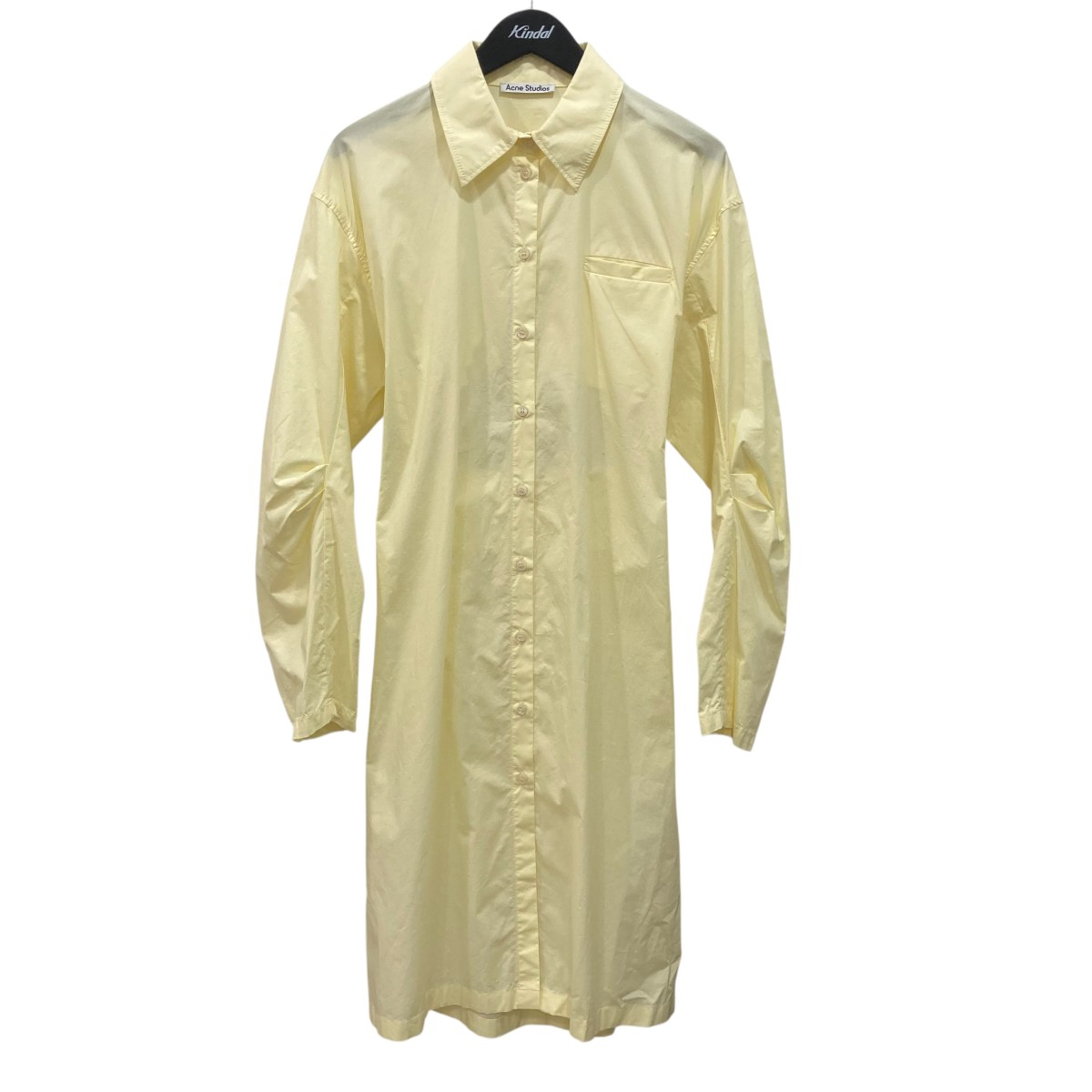 【中古】ACNE STUDIOS 長袖衣裳 dres000705 黄色 大きさ：36 【080626】（アクネストゥディオズ）