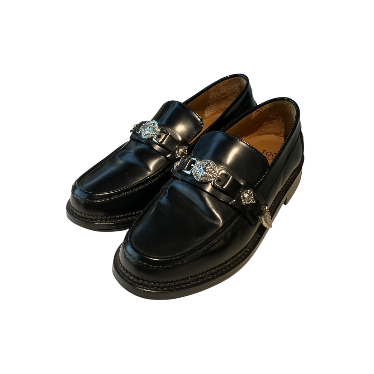 【中古】TOGA VIRILIS LOAFER BLACK POLIDO なめし革シューズ F0 07 23 黒いこと 大きさ：42 【080626】（トーガヴィリリース）