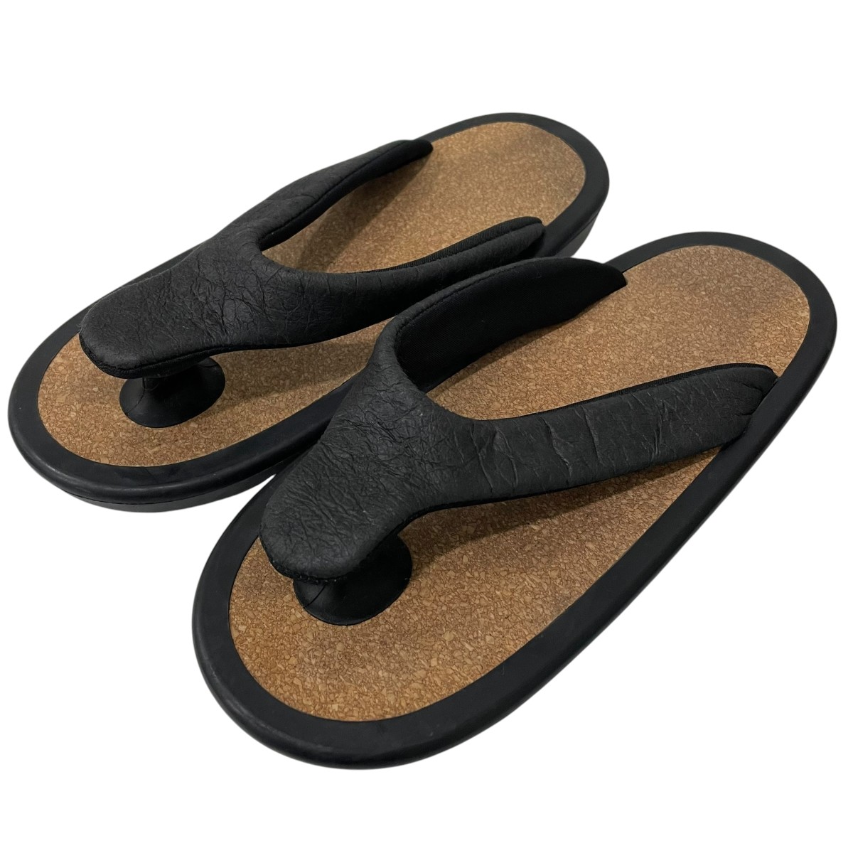 【中古】OJOJO NAITO SANDAL サンダル 黒いこと×ベージュ 大きさ：大きさ書きあらわす皆無 【080626】（オジョジョ）