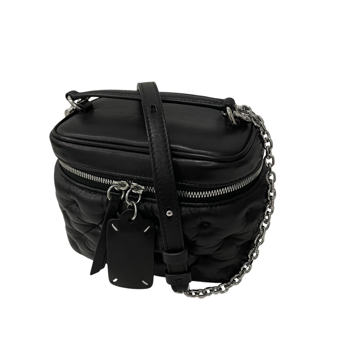 【中古】Maison Margiela GLAM SLAM バニティバッグ ショルダーバッグ SB2WD0091 ブラック 【080626】(メゾンマルジェラ)|ブランド古着のカインドオル