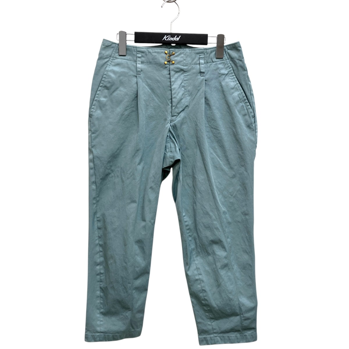 【中古】KOLOR 密集してナイロン テーパードパンツ 23SCM-P19111 青碧 大きさ：1 【080626】（色つや）