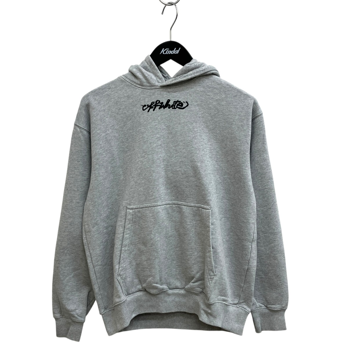 【中古】OFFWHITE パーカー OBBB001F21FLE003 薄墨色 大いさ：12 【080626】（象牙色）