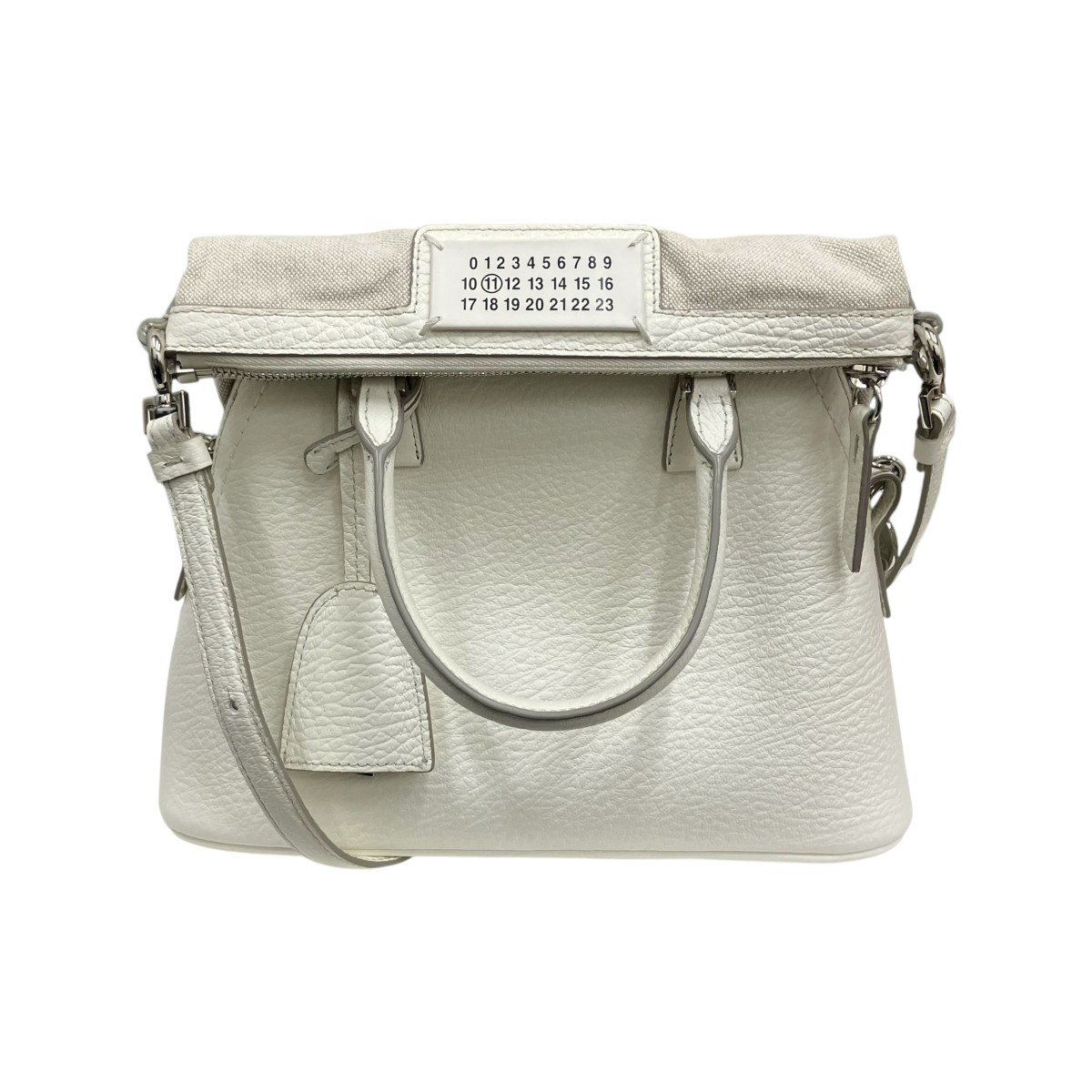 【中古】Maison Margiela 5AC ミニ 2WAY御徒面子 S56WG0082 白いこと 【080626】（メゾンマルジェラ）