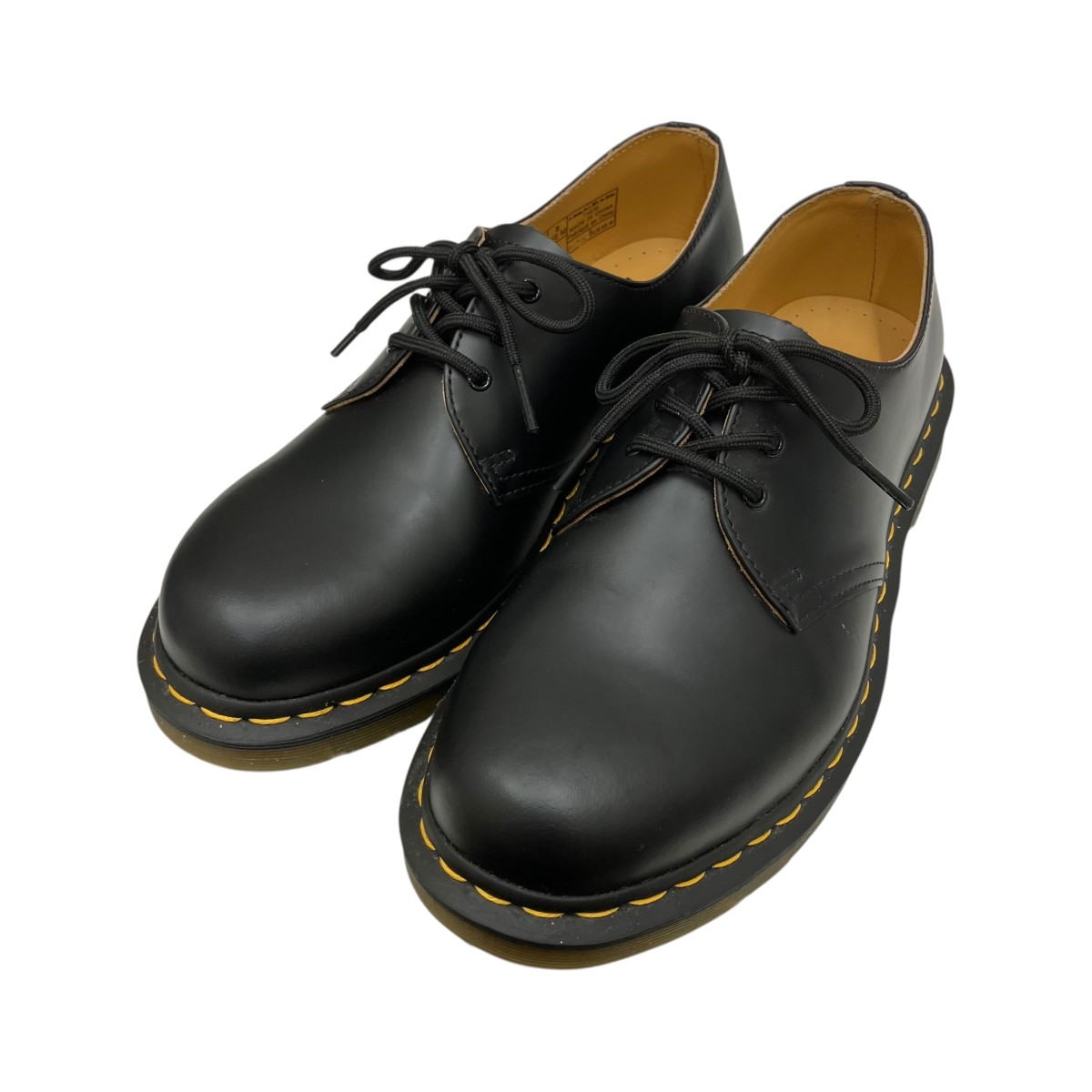 【中古】Dr．Martens 3大広間シューズ なめし革シューズ 11838 黒いこと 大きさ：UK 7(26糎) 【080626】（御医者さんマーチン）