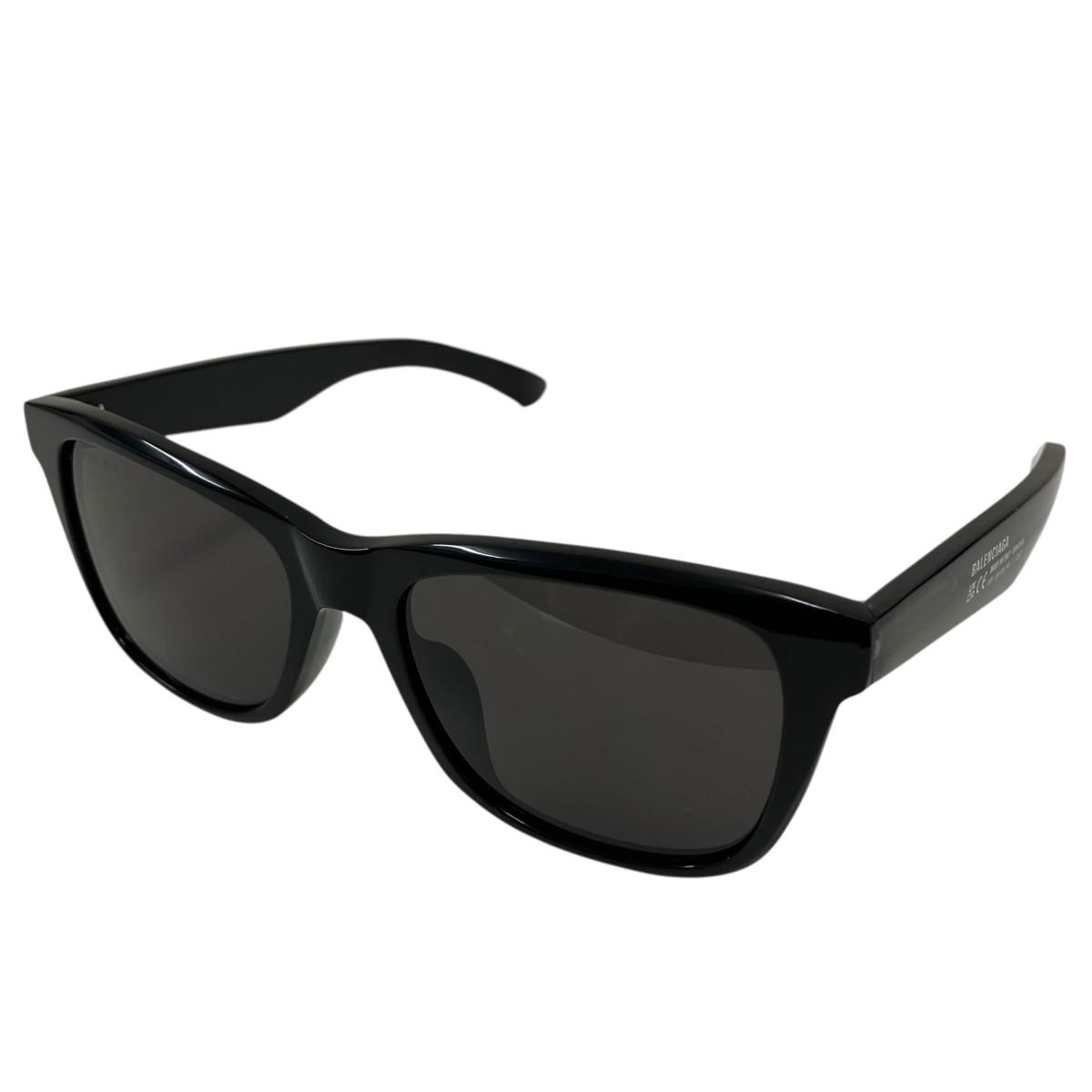 【中古】BALENCIAGA ウェリントン 黒眼鏡 黒いこと 【080626】（バレンシアガ）
