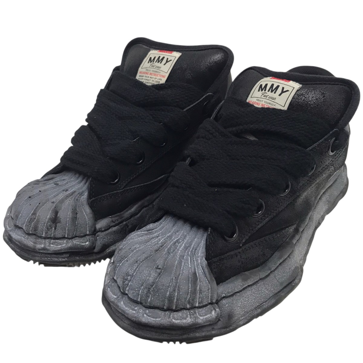 【中古】Maison MIHARA YASUHIRO BLAKEY OG Sole Brushed Suede Low-top Sneaker ローカットスニーカー 黒いこと 大きさ：43 【080626】（メゾンミハラヤスヒロ）
