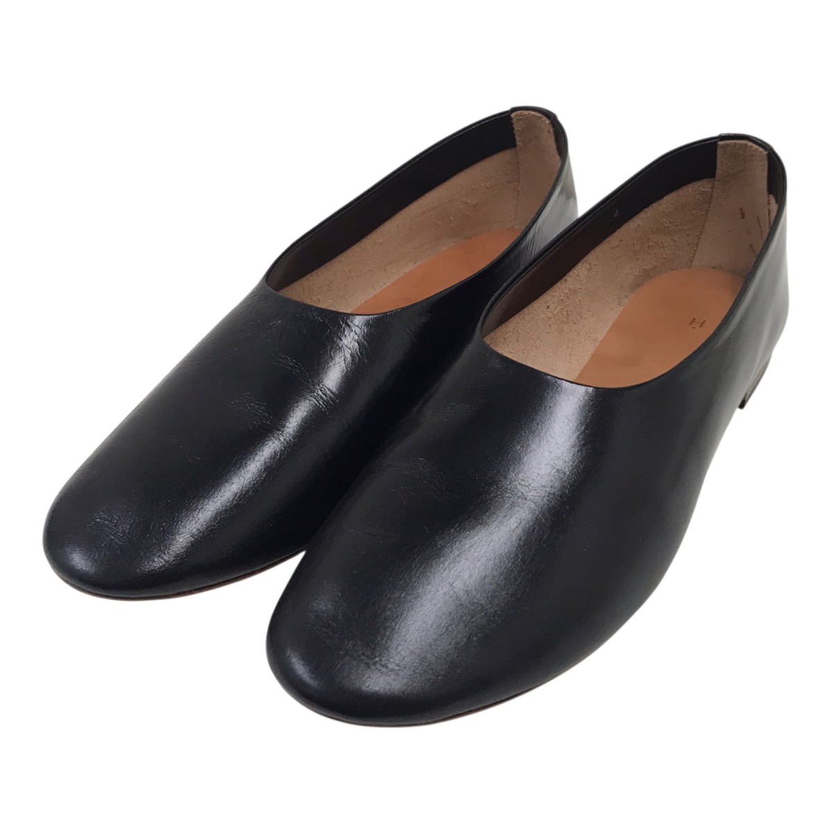 【中古】Hender Scheme なめし革シューズ 黒いこと 大きさ：4 【080626】（エンダースキーマ）