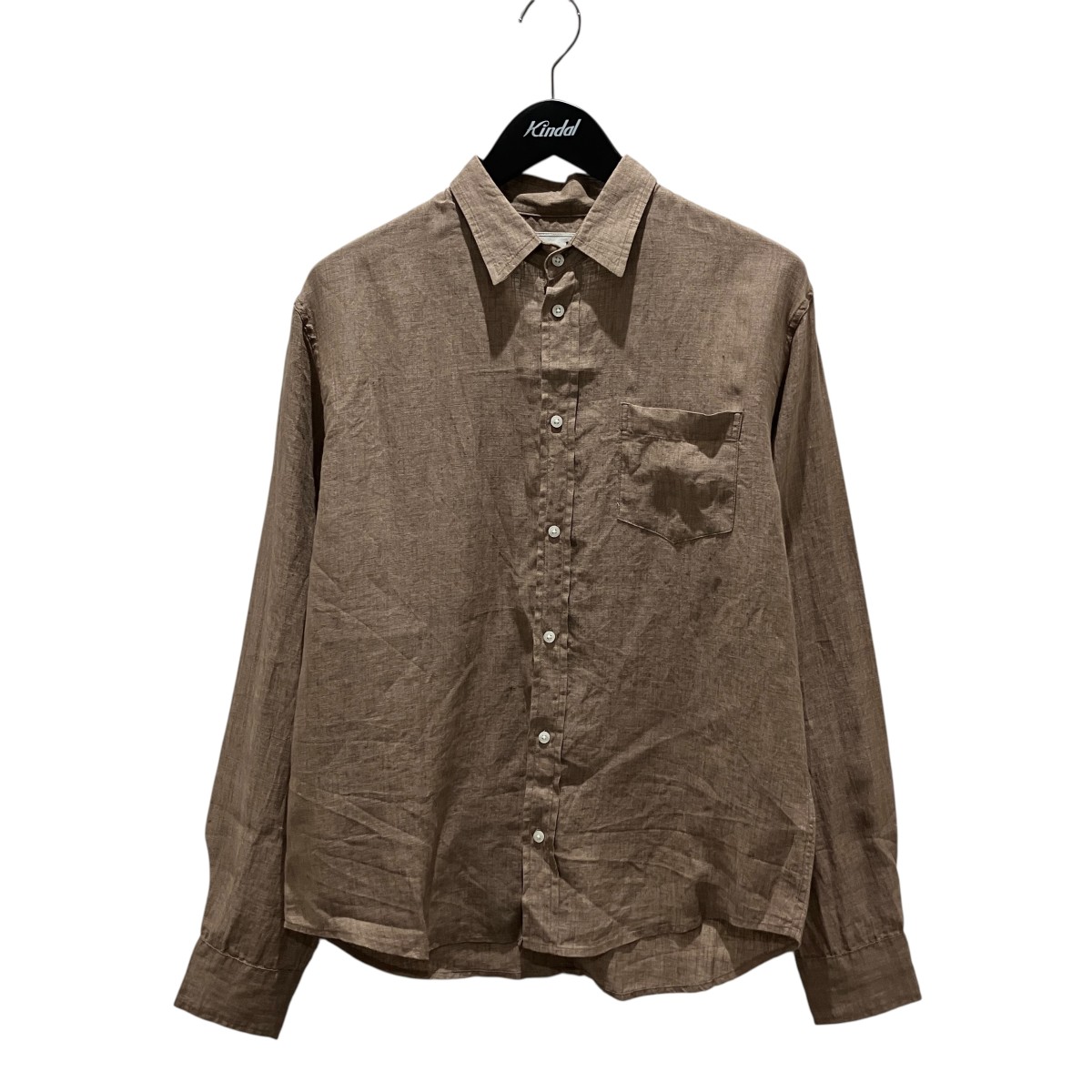 【中古】Frank＆Eileen 【LUKE日本制限事項青写真】 リネンプルオーバー 3520700034 ベージュ 大きさ：XS 【080626】（フランクアンドアイリーン）