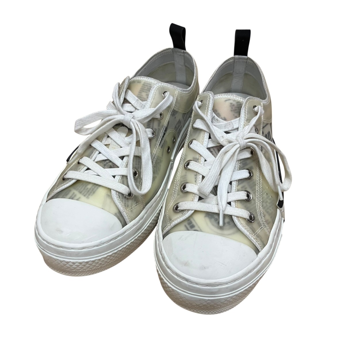 【中古】DIOR ローカットスニーカー 白いこと 大きさ：41 【080626】（クリスチャンディオール）