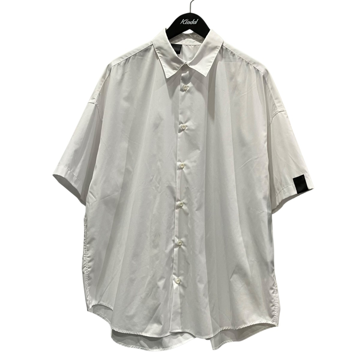 【中古】N．HOOLYWOOD HALF SLEEVE BIG SHIRT 半袖プルオーバー SH12-102 白いこと 大きさ：38 【080626】（エヌハリウッド）