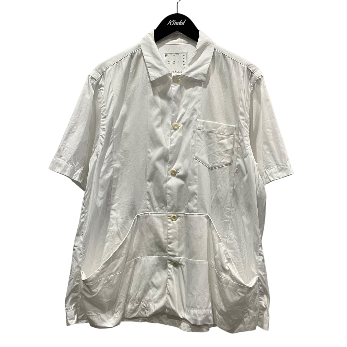 【中古】sacai スーチングシャツ 25-03777M 白いこと 大きさ：1 【080626】（サカイ）